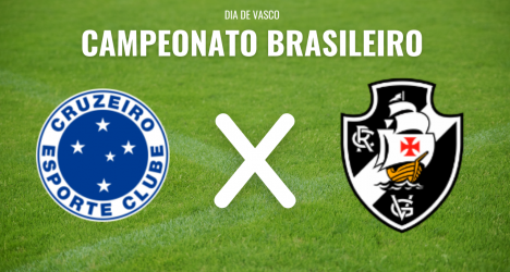 Cruzeiro sai na frente contra o Vasco no Mineirão: 1 a 0 no intervalo