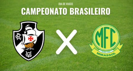 Vasco é superado pelo Mirassol por 1 a 0 no intervalo em São Januário