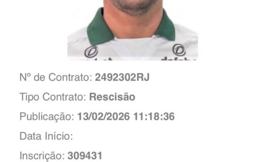 Victor Luís tem rescisão com o Vasco oficializada no BID