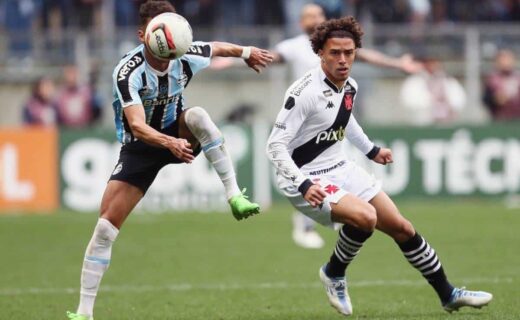 Figueiredo durante o jogo contra o Grêmio