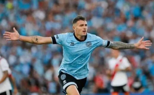 Pablo Vegetti em campo pelo Belgrano