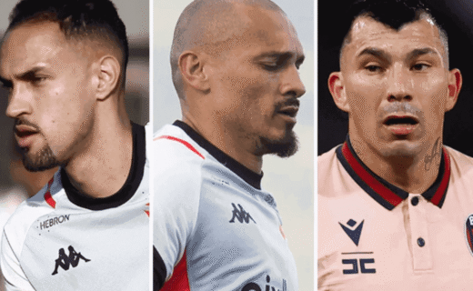 Serginho, Maicon e Medel, reforços do Vasco