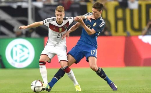 Federico Fernandez na final da Copa do Mundo de 2014