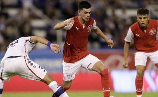 Alan Soñora em ação pelo Independiente-ARG