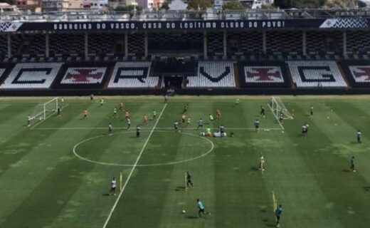 Vasco treinou em São Januário na quinta-feira