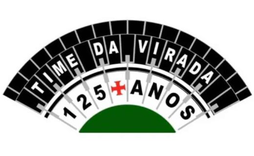 Mosaico torcida do Vasco para o jogo contra o Atlético-MG