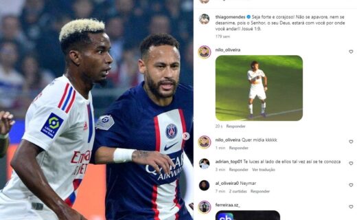 Perfil de Thiago Mendes no Instagram é alvo de torcedores do Santos após derrota do Vasco