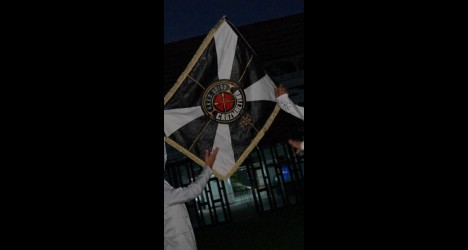 Gabriel Coleto e Anderson Morango são os novos mestre-sala e porta-bandeira da União Cruzmaltina