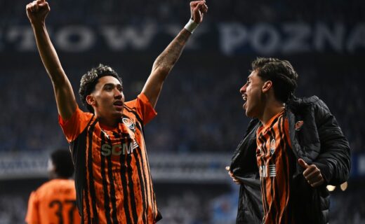 Marlon Gomes balança as redes pelo Shakhtar Donetsk na Liga da Conferência