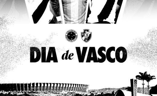 Confira a arte promocional de Cruzeiro x Vasco