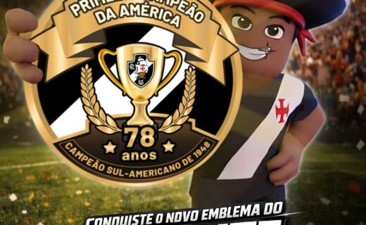 Roblox lança emblema do Vasco para celebrar 78 anos do título Sul-Americano