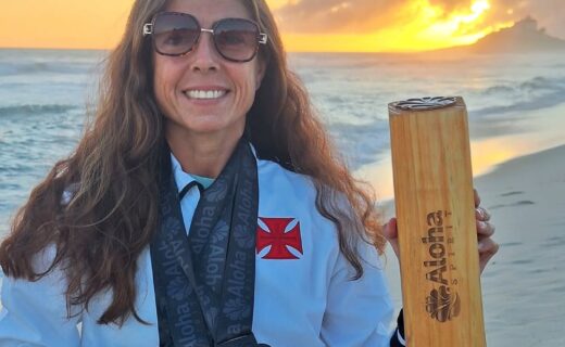 Gloria Raizer conquista título feminino nos 5km do Aloha Spirit em Saquarema nas Maratonas Aquáticas