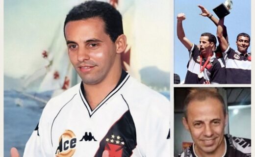 Euller, campeão brasileiro e da Mercosul com o Vasco, faz 55 anos neste domingo