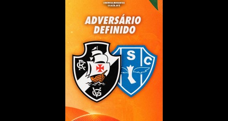 Vasco enfrenta Paysandu na 5ª fase da Copa do Brasil