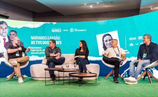 André Marques, da VascoTV, debate TVs de clubes no Rio Fut Summit
