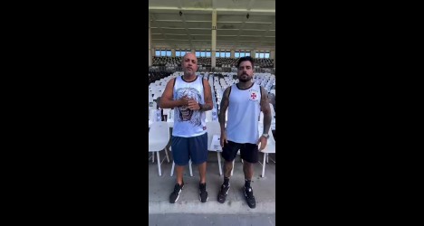 Força Jovem revela vídeo do mosaico em São Januário para este sábado