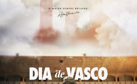 Vasco homenageia Roberto Dinamite em arte promocional para duelo contra o São Paulo