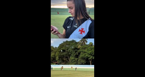 Feminino: Nayara Couto celebra seu primeiro gol pelo Vasco; assista ao vídeo