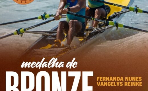Remo: Fernanda Nunes conquista medalha de bronze na Copa América de Remo Costal em Lima