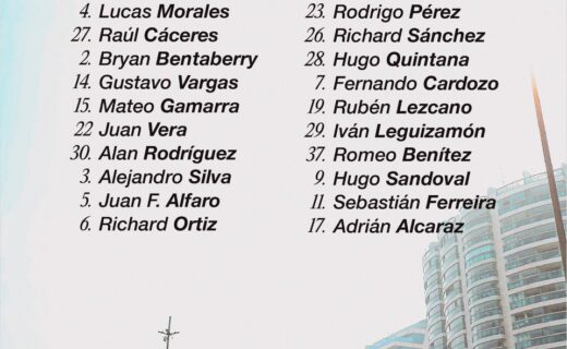 Olimpia divulga lista de convocados para duelo contra o Vasco