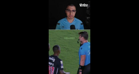 Andrés Gómez: leitura labial revela lance do cartão amarelo