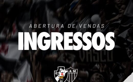 Vasco anuncia alteração nos preços dos ingressos para duelo contra o Atlético-MG
