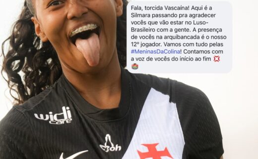 Feminino: Jogadoras do Vasco chamam torcida para duelo contra o América-MG; confira mensagens