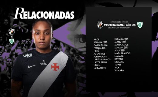 Feminino: Jogadoras do Vasco são convocadas para duelo contra o América-MG