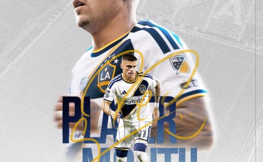 Gabriel Pec é o destaque de maio e é eleito o melhor jogador do Los Angeles Galaxy