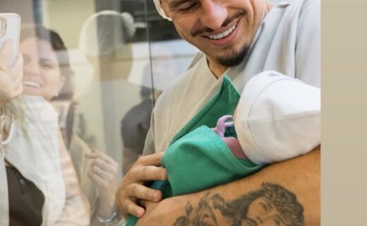 Hugo Moura celebra a chegada da filha Mavie em sua segunda paternidade; confira a imagem