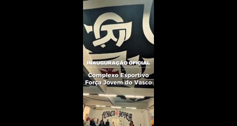 Força Jovem inaugura complexo esportivo com prestígio de Edmundo; assista ao vídeo