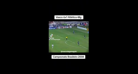 Vasco aplica 6 a 1 no Atlético-MG em 2008; assista ao vídeo