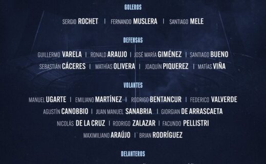 Uruguai não conta com Puma Rodríguez na convocação para a Copa do Mundo