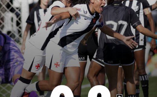 Feminino: Vasco lidera Ceará por 2 a 0 com gols de Lidy e Helô no intervalo da partida