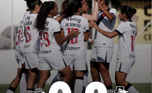 Feminino: Vasco mantém liderança ao derrotar Ceará fora de casa por 2 a 0 no Brasileiro A2