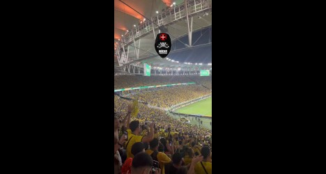 Torcedores entoam música em homenagem a Rayan no amistoso Brasil 6 x 2 Panamá no Maracanã