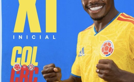 Colômbia escala Andrés Gómez como titular no amistoso contra a Costa Rica