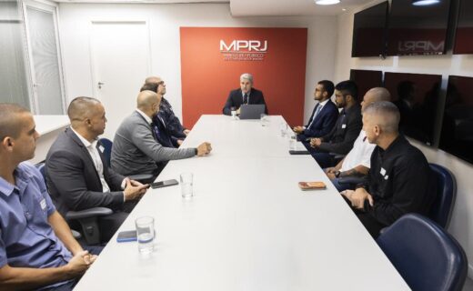 Força Jovem e MPRJ discutem suspensão com presença de Alan Belaciano, representante do Vasco