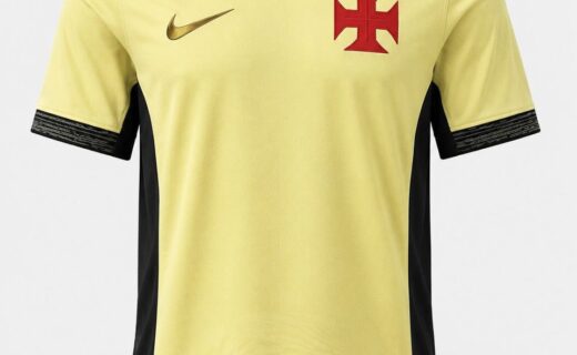 Vasco ganha nova terceira camisa amarela da Nike