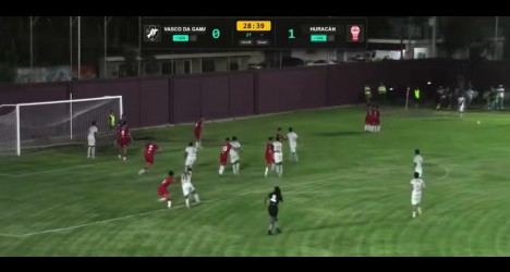 Vasco supera Huracán Sub-21 com vitória de 2 a 1 em amistoso no México