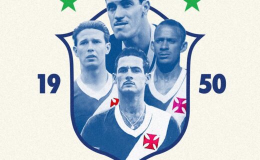 Copa de 1950: Vasco recorda Ademir, Chico, Maneca e Alfredo II em sua trajetória histórica