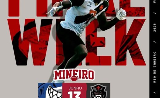 Vasco disputa o Campeonato Mineiro contra os Tubarões do Cerrado neste sábado às 10h