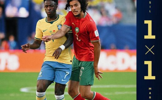 Brasil e Marrocos ficam no empate em 1 a 1 na estreia da Copa do Mundo, com Rayan no banco