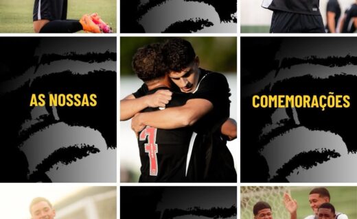 Base do Vasco exibe fotos das celebrações e uniformes dos atletas