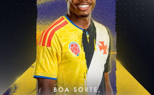 Copa do Mundo: Vasco envia mensagem de boa sorte a Andrés Gómez em sua estreia