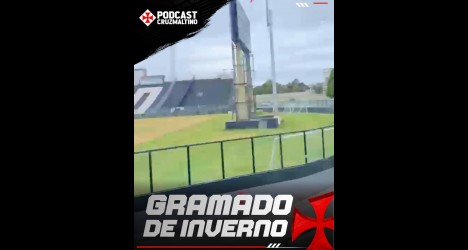 Recuperação do gramado de São Januário avança com melhorias na qualidade do campo