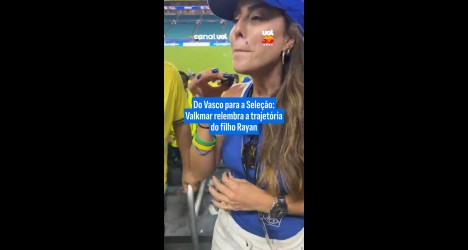 Valkmar, multicampeão pelo Vasco, recorda a trajetória do filho Rayan; assista ao vídeo