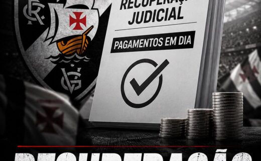 Vasco avança em recuperação judicial e confirma pagamentos a credores, aponta relatório da Administração Judicial