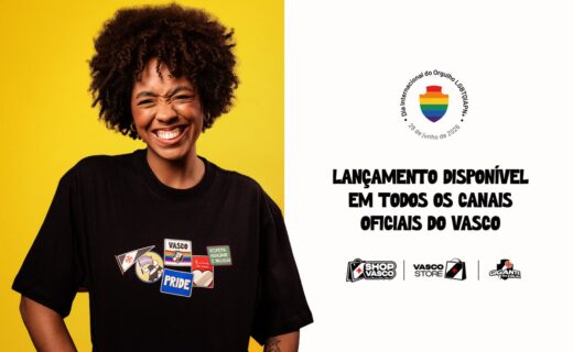 Camisa do Vasco homenageia o Dia Internacional do Orgulho LGBTQIAPN+