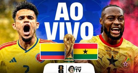 Colômbia e Gana disputam vaga na 2ª fase da Copa do Mundo